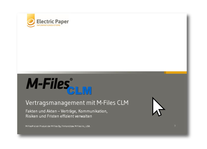 Broschüre M-Files CLM